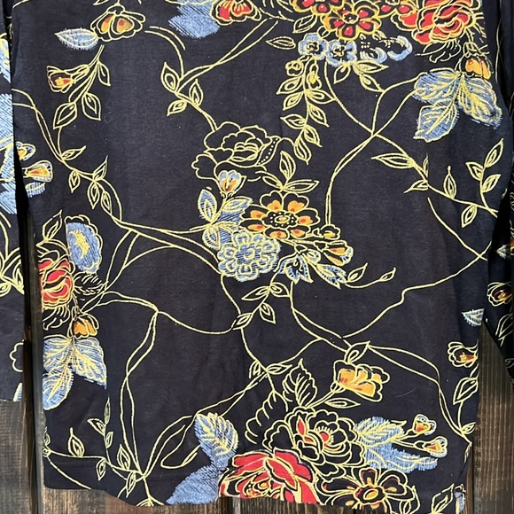 Jane Ashley Sweater S Embroidered Birds Floral Colorful Artsy Boho Eclectic Vtg - Picture 6 of 7
